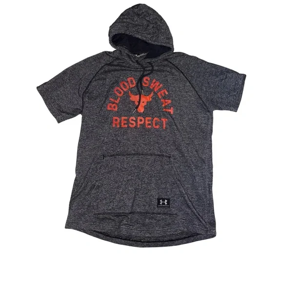 Under Armour Sweaters Project Rock Hoodie Large Gym Short